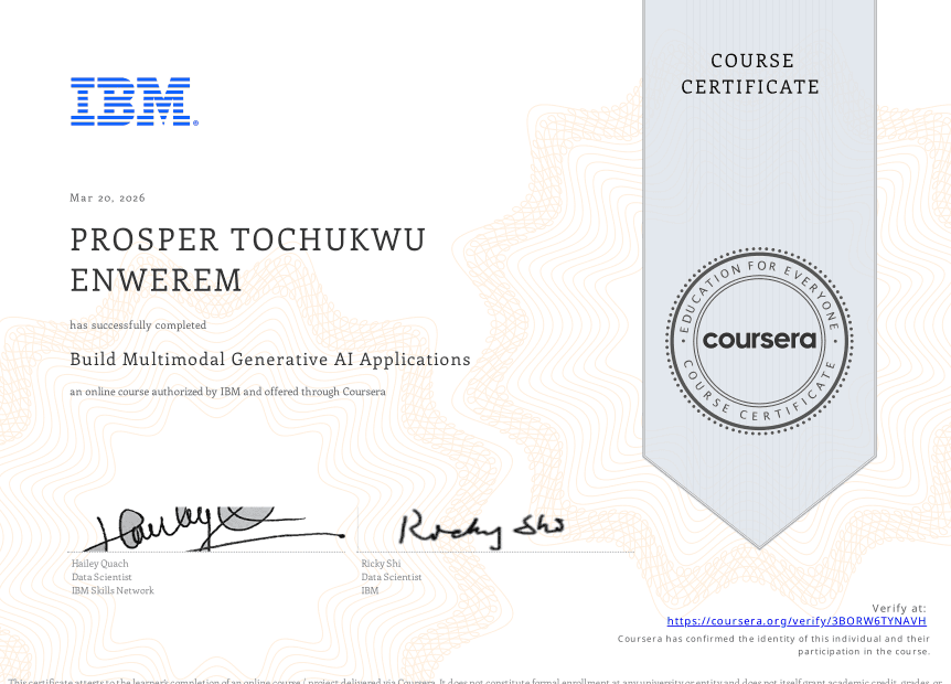 Build Multimodal Generative AI Applications