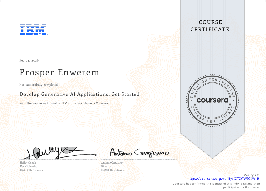 Develop Generative AI Applications: Get Started
