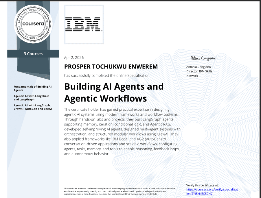 Building AI Agents and Agentic Workflows